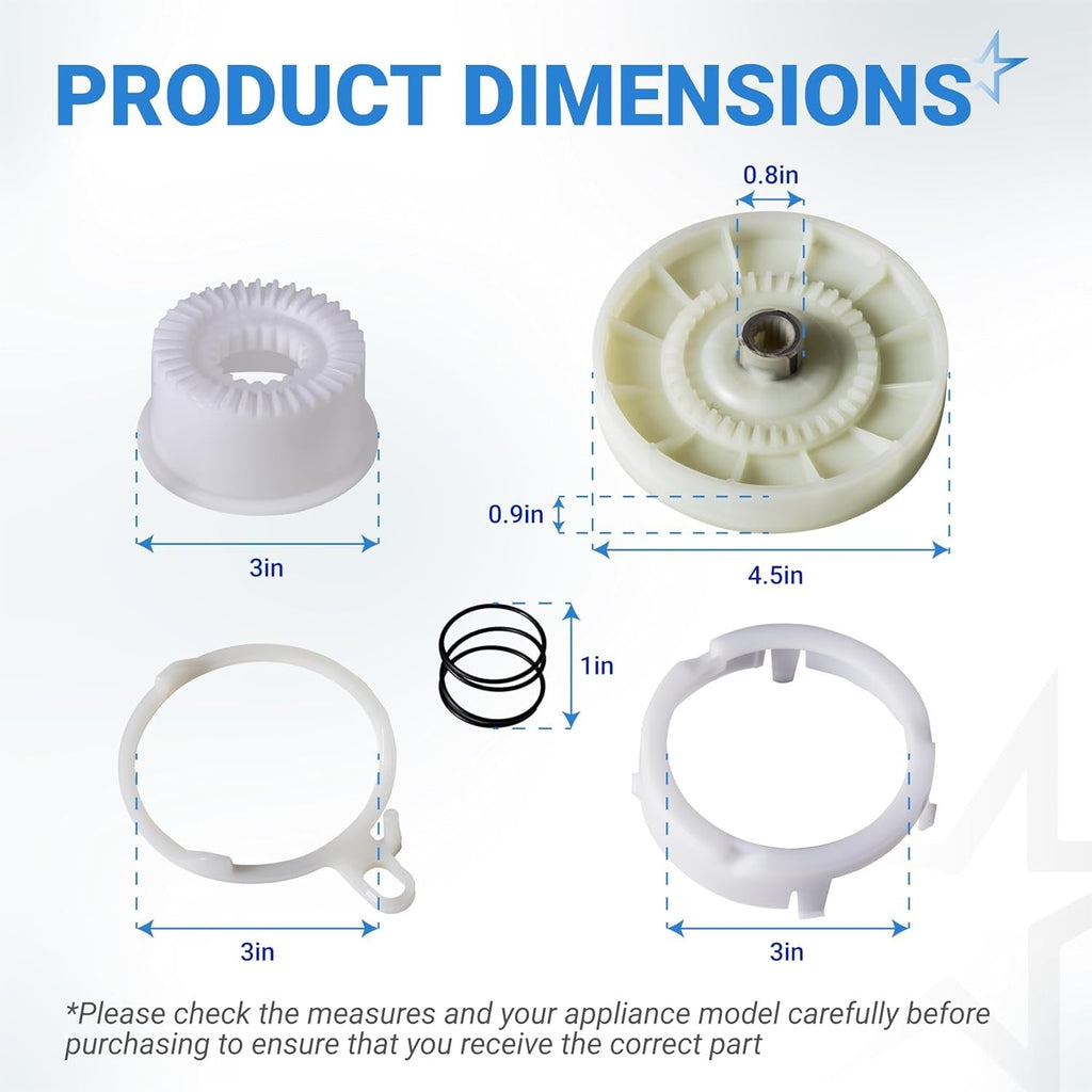 W10721967 Splutch Cam Kit for Whirlpool Kenmore Washers