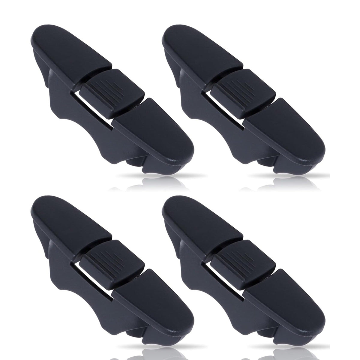 W10508950 Dishwasher Upper Rack Stop Clip for Whirlpool Kenmore - 4 Pack