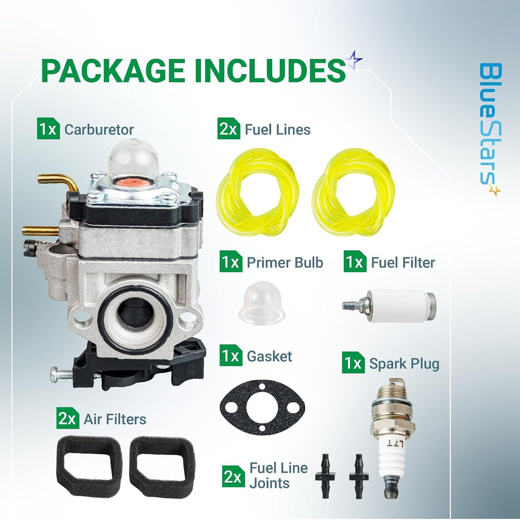 RY25AXB Carburetor Tune-Up Kit for Ryobi 25cc 2-Cycle Leaf Blower