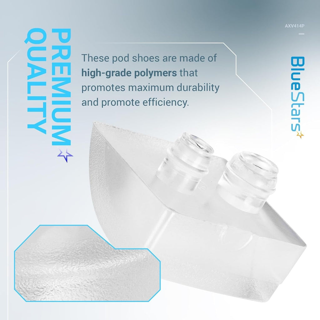 AXV414P AXV014P Pool Vac Cleaner Pod Shoe for Hayward Navigator, Replaces HWN115 - 8 Pack