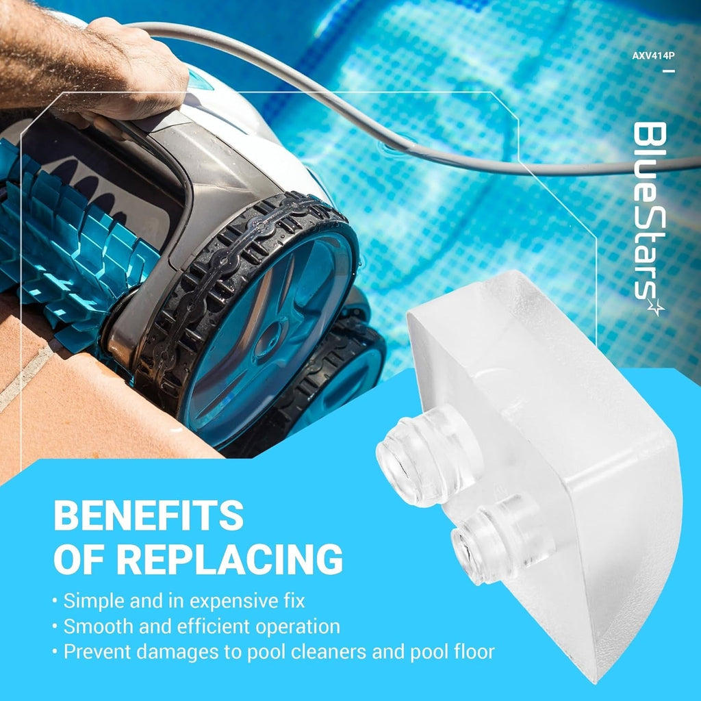 AXV414P AXV014P Pool Vac Cleaner Pod Shoe for Hayward Navigator, Replaces HWN115 - 8 Pack
