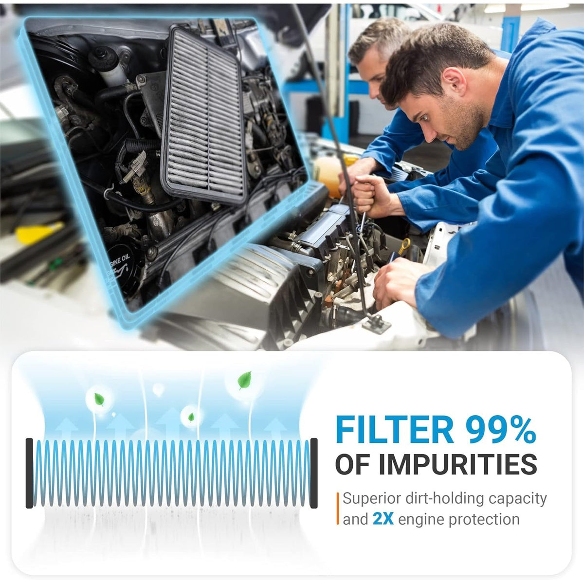 CF11663 Activated Cabin Carbon Air Filter - 2 Pack