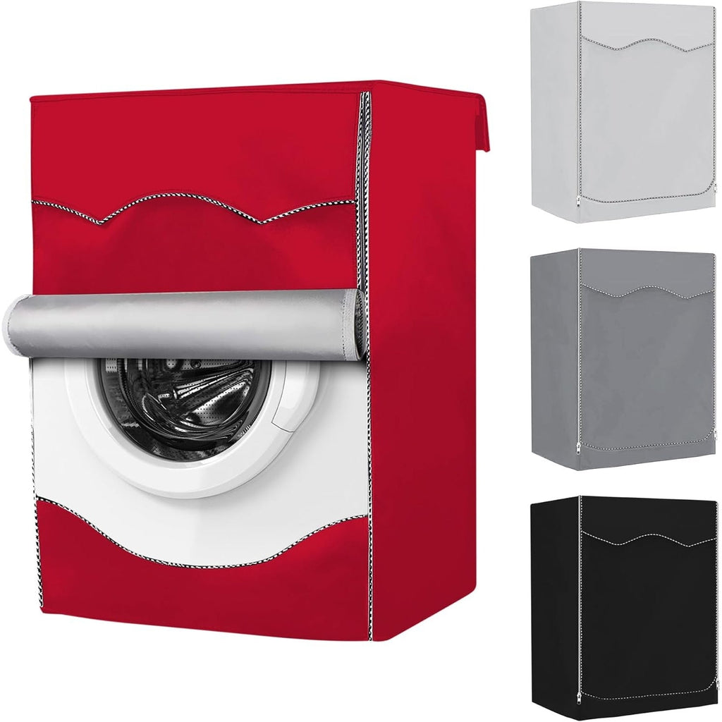 Front-Load Washer/Dryer Cover, Outdoor Protection, W27" x D33" x H39" - Red