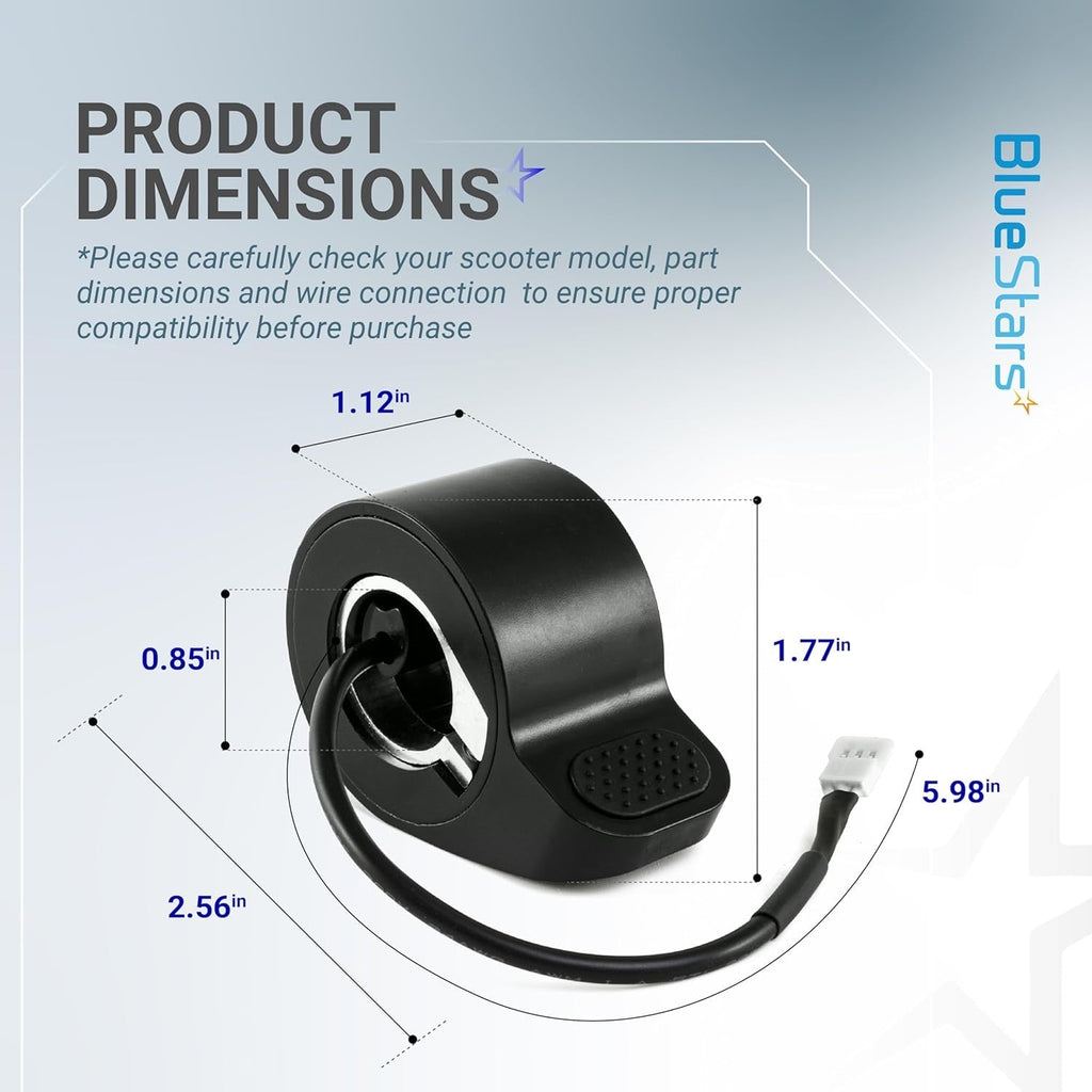 Electric Scooter Thumb Throttle For GXL V2/Apex/Apex Pro/Apex XL/XR Elite
