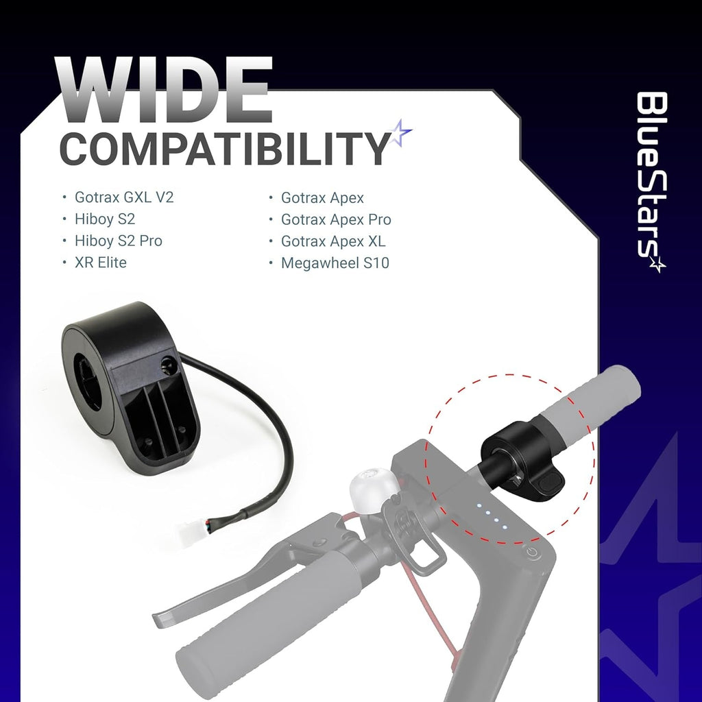 Electric Scooter Thumb Throttle For GXL V2/Apex/Apex Pro/Apex XL/XR Elite