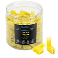 12-10 AWG Yellow Flag Spade Terminals Female (90 Degree) - 100 PCS