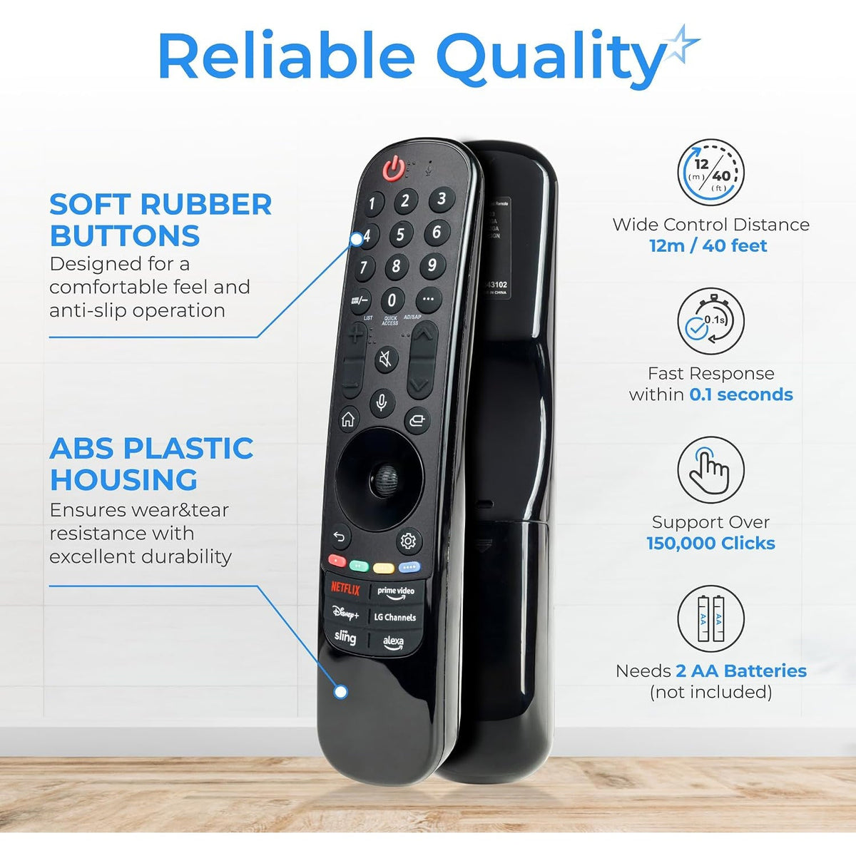 Voice Magic Remote for 2018-2024 LG TV Control Replacement