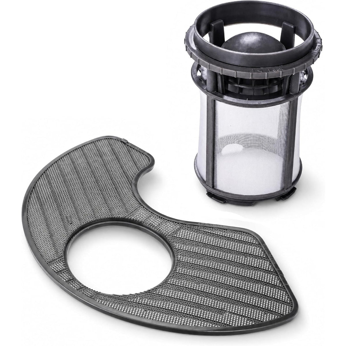 W10872845 Dishwasher Pump Filter Cup & WPW10463906 Screen Filter