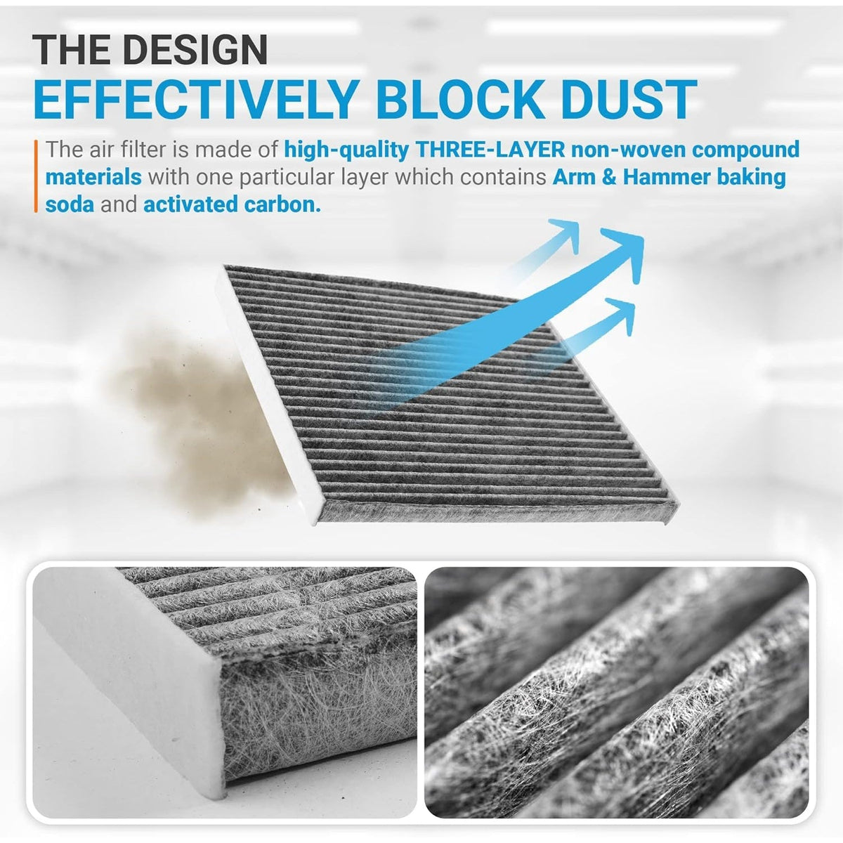 CF11819 CP819 Activated Cabin Carbon Air Filter