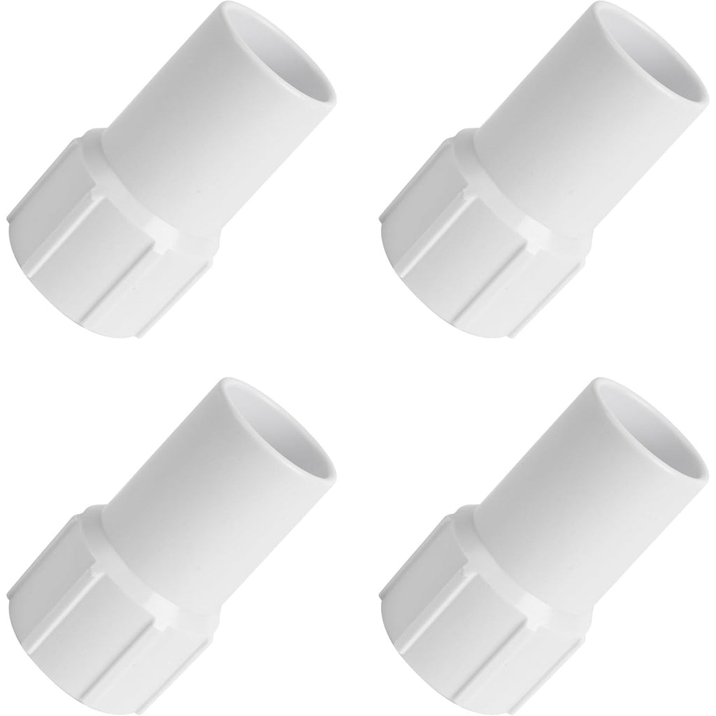 1-1/2" Pool Vacuum Hose Cuff for Spiral-Wound Hose Ends, Connects Vacuum Head - 4 Pack