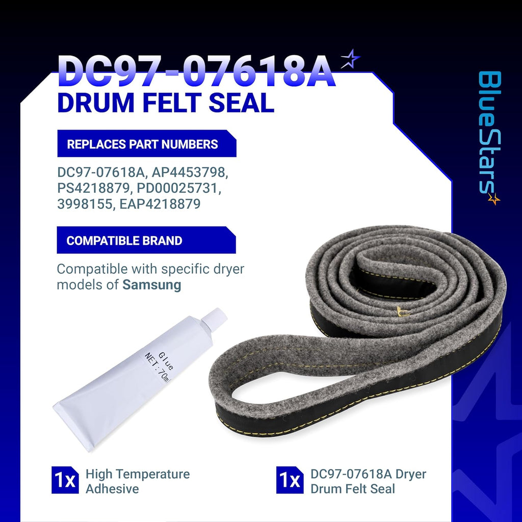 DC97-07618A Dryer Drum Felt Seal - For Samsung