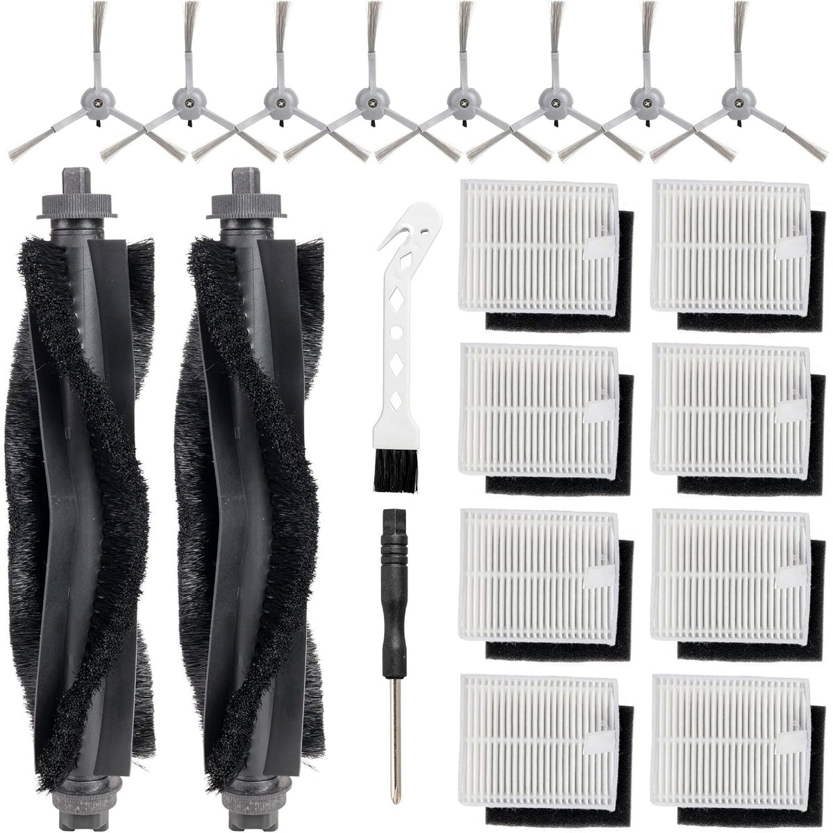20-Pack Replacement Parts Kit for eufy L50 L60 Robot Vacuums