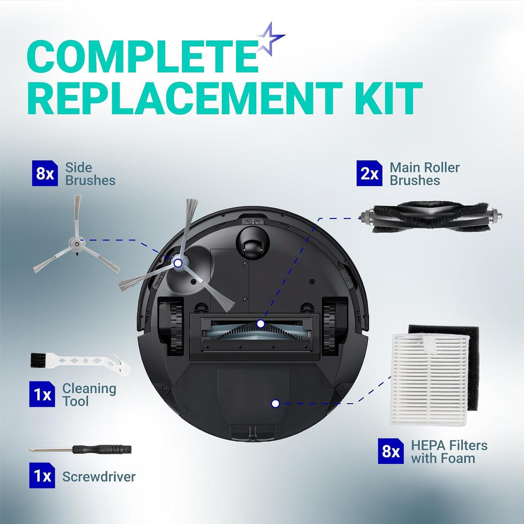 20-Pack Replacement Parts Kit for eufy L50 L60 Robot Vacuums
