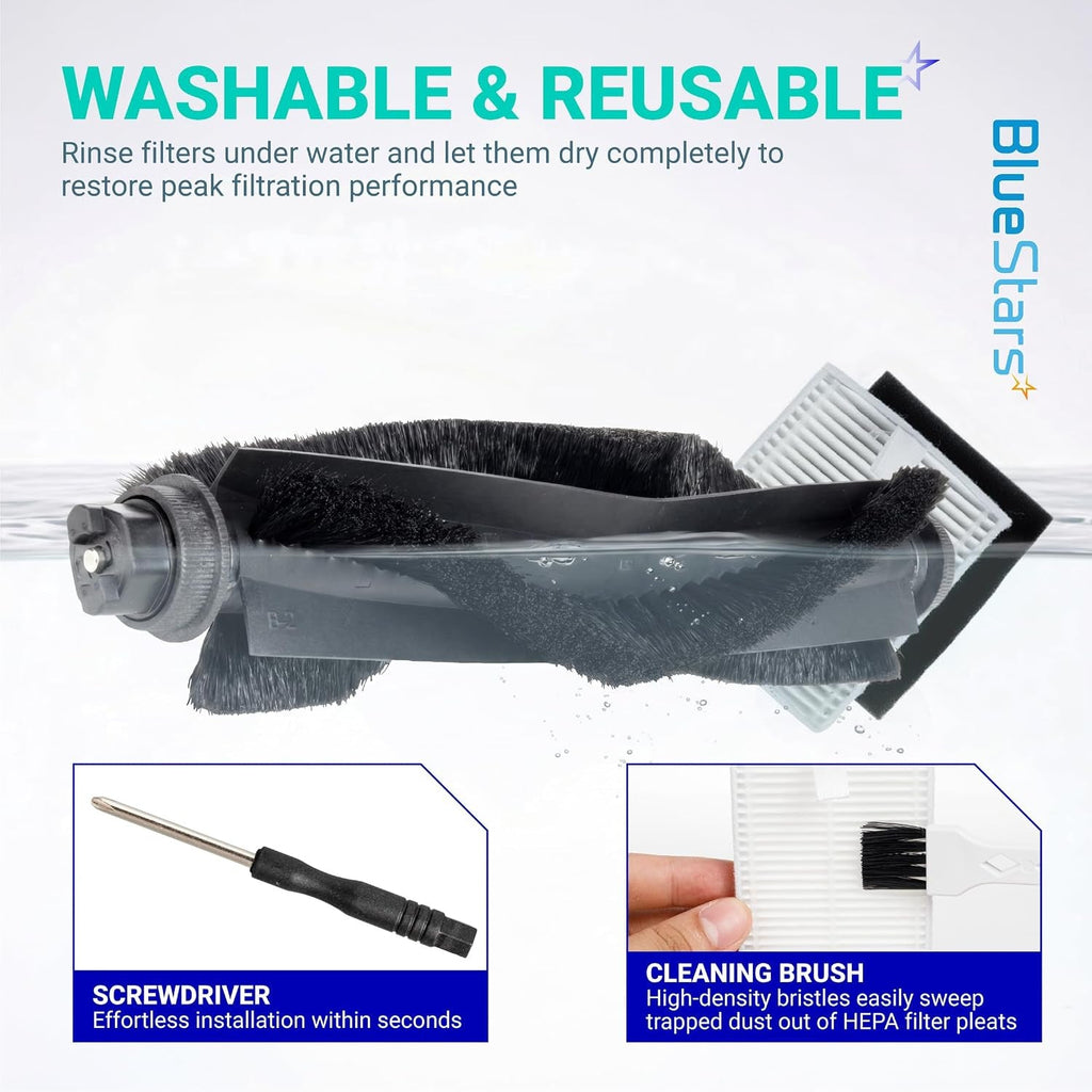 20-Pack Replacement Parts Kit for eufy L50 L60 Robot Vacuums