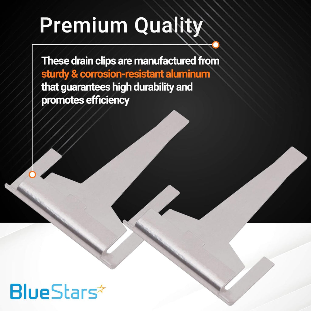 DA61-06796A Samsung Refrigerator Evaporator Drain Clip - 2 Pack