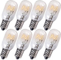E12 T20 25W Incandescent Salt Lamp Bulbs 120V 2700K 150LM - 8 Pack