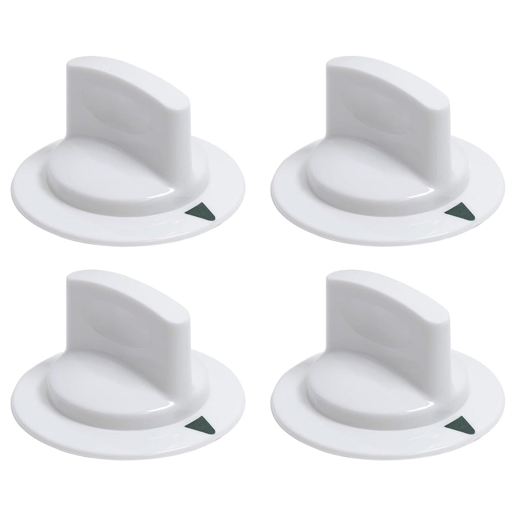 WE1M652 Dryer Timer Control Knob with Metal Ring - For Hotpoint & GE Dryers - 4 Pack