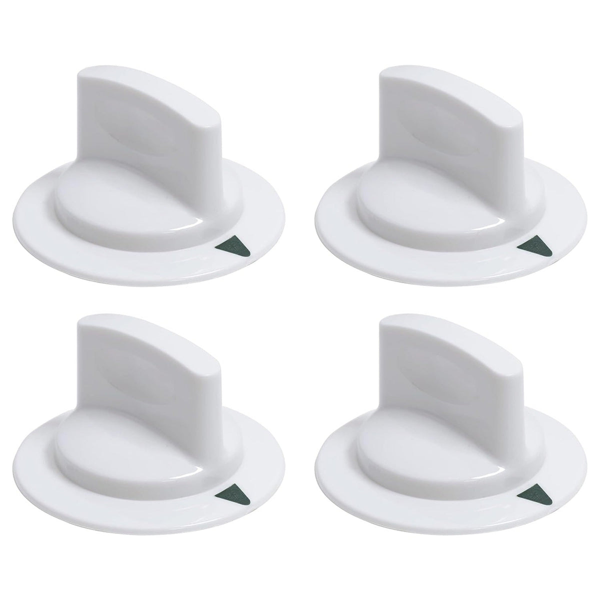 WE1M652 Dryer Timer Control Knob with Metal Ring - For Hotpoint & GE Dryers - 4 Pack