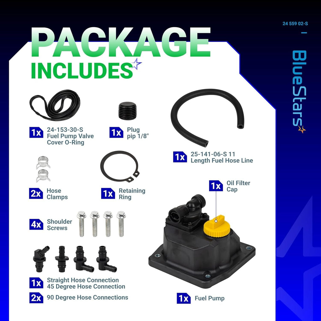 24-559-02-S Fuel Pump Kit - Fits Kohler CH18 CH19 CH20 CH21