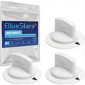 WE1M652 Dryer Timer Control Knob with Metal Ring - For Hotpoint Kenmore GE Dryers - 3 Pack