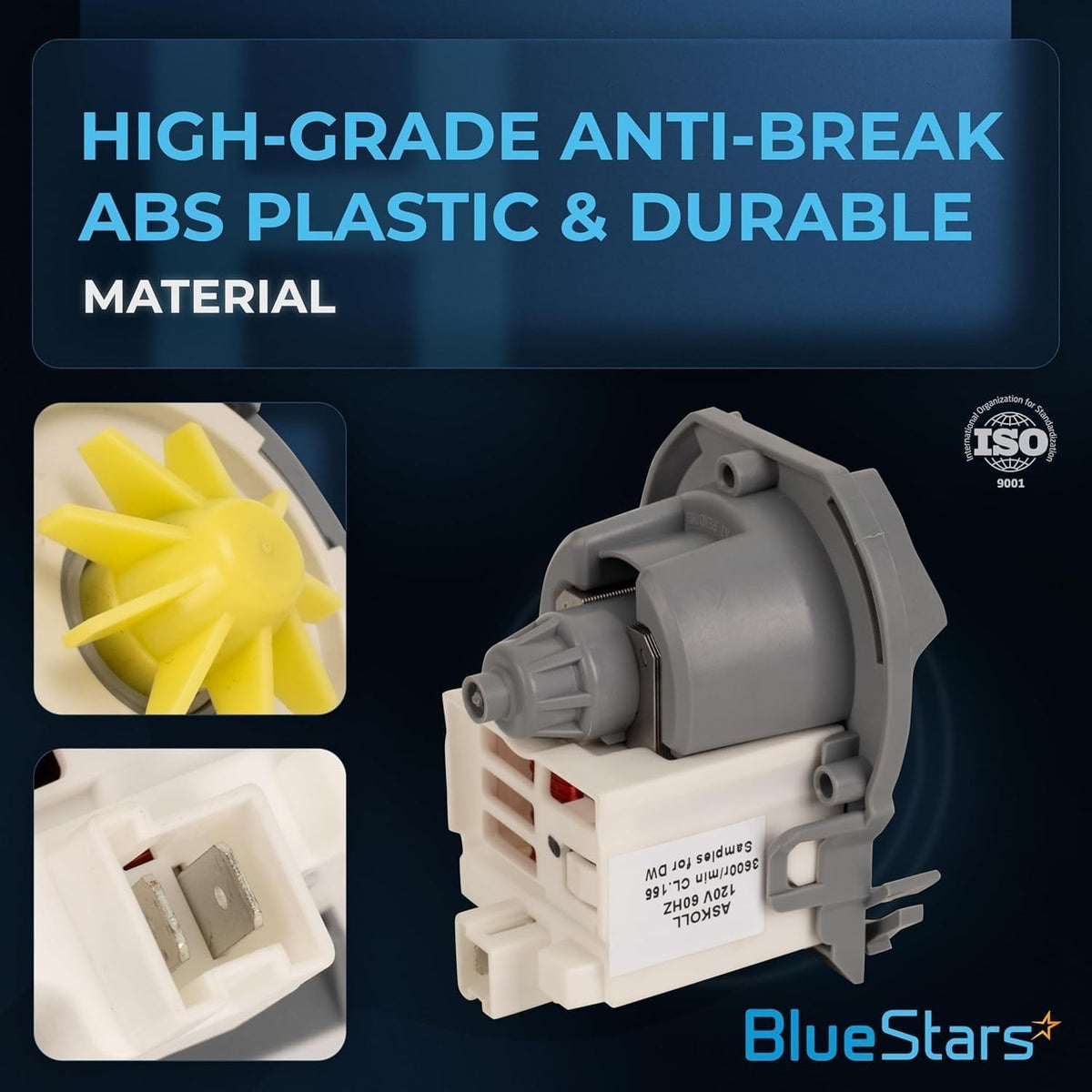 W10348269 Dishwasher Drain Pump - For Whirlpool Dishwashers