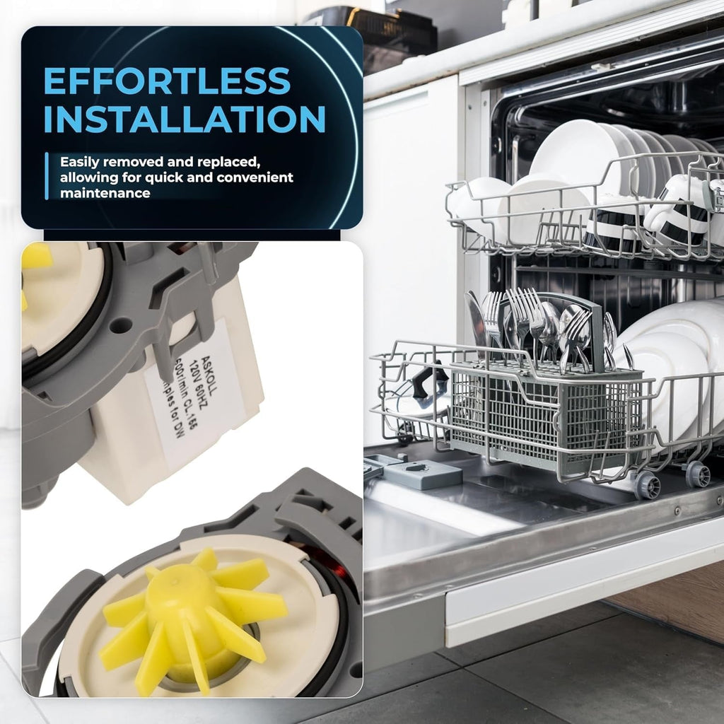 W10348269 Dishwasher Drain Pump - For Whirlpool Dishwashers