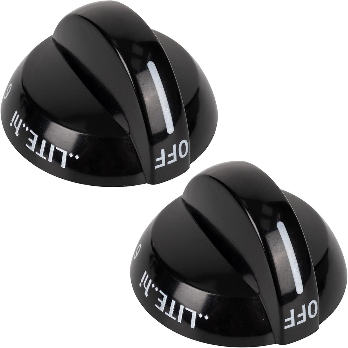 316220009 Range Burner Gas Stove Knob Replacement - For Frigidaire Ranges - 2 Pack