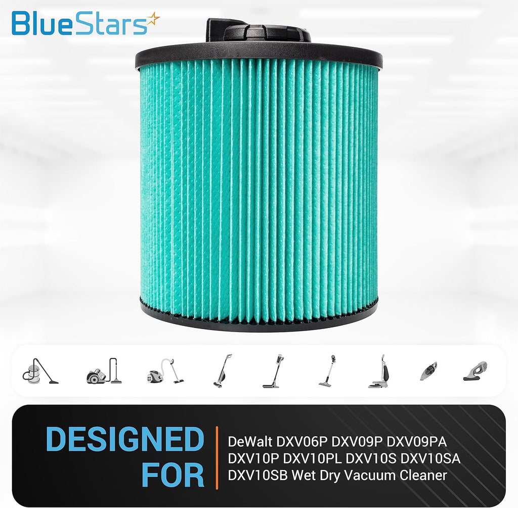 DXVC6914 HEPA Cartridge Filter - Fits DEWALT DXV06P DXV09P DXV10P Vacuums