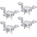 DC96-00887A Dryer Assembly Bracket Thermostat for Samsung Kenmore - 4 Pack