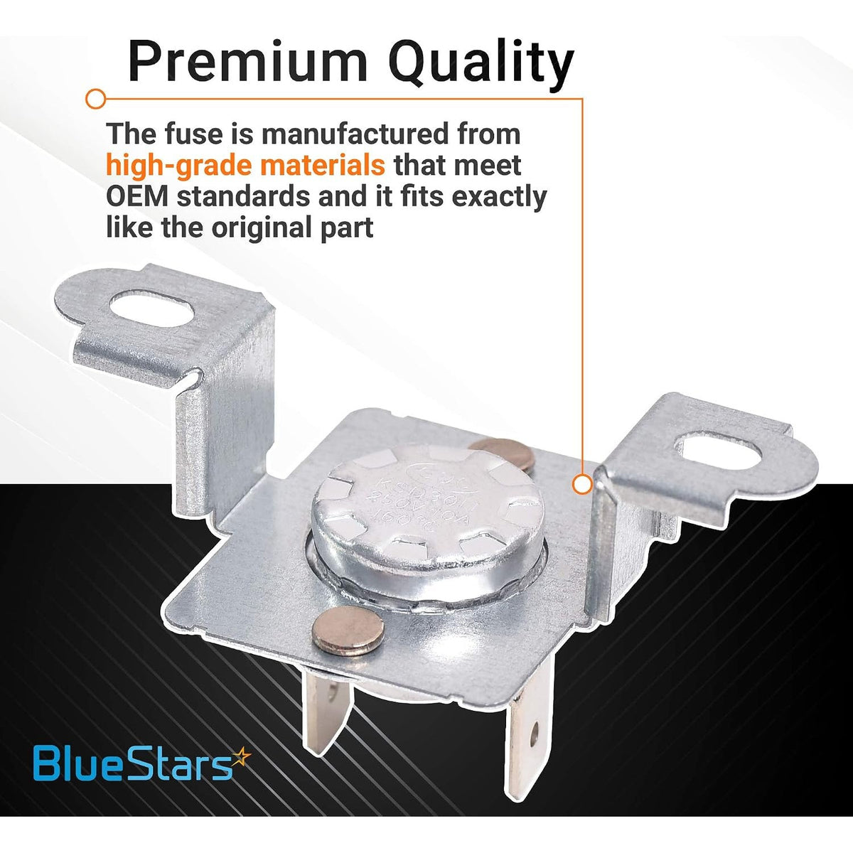 DC96-00887A Dryer Assembly Bracket Thermostat for Samsung Kenmore - 4 Pack