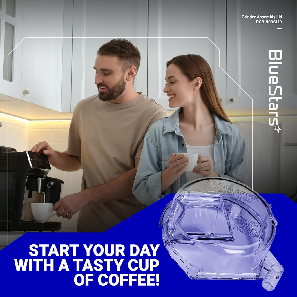 DGB-500GLID Grinder Assembly Lid - Clear Plastic Cover for Cuisinart Coffee Grinder