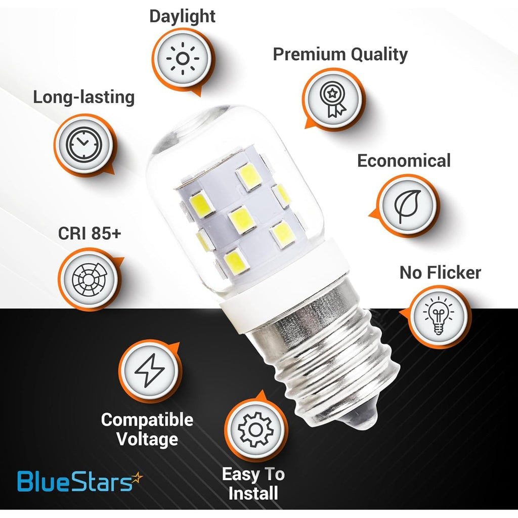 8206232A 3W E17 Dimmable Microwave LED Bulb, 6000K, 110-130V, 240 Lumens, 40W Equivalent