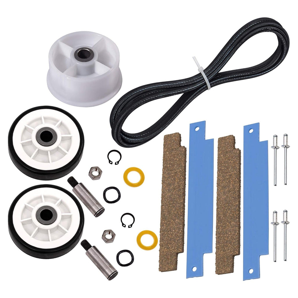 12001541 Dryer Roller Kit 306508 Drum Bearing WP6-3700340 Idler Pulley WP33002535 Belt