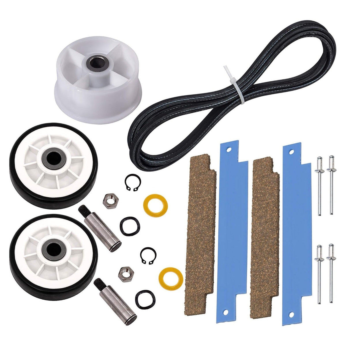 12001541 Dryer Roller Kit 306508 Drum Bearing WP6-3700340 Idler Pulley WP33002535 Belt