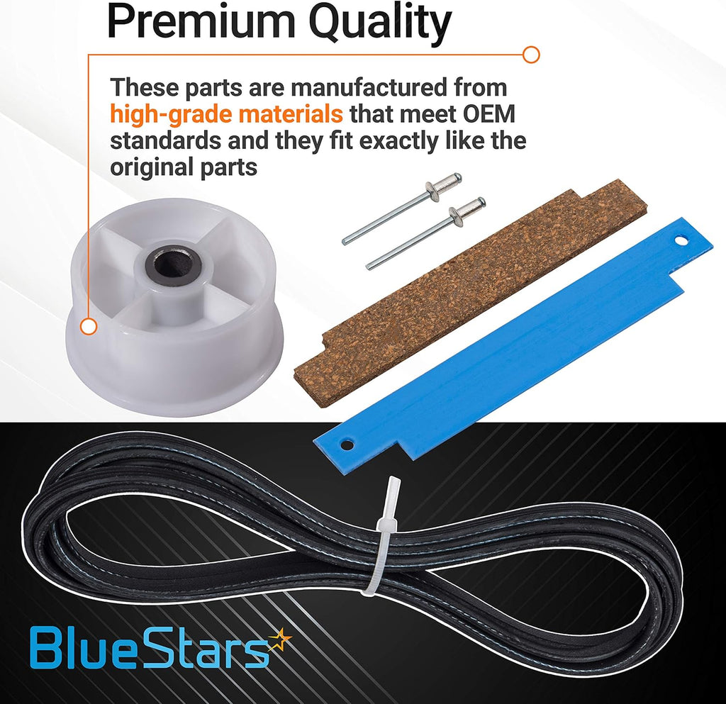 12001541 Dryer Roller Kit 306508 Drum Bearing WP6-3700340 Idler Pulley WP33002535 Belt