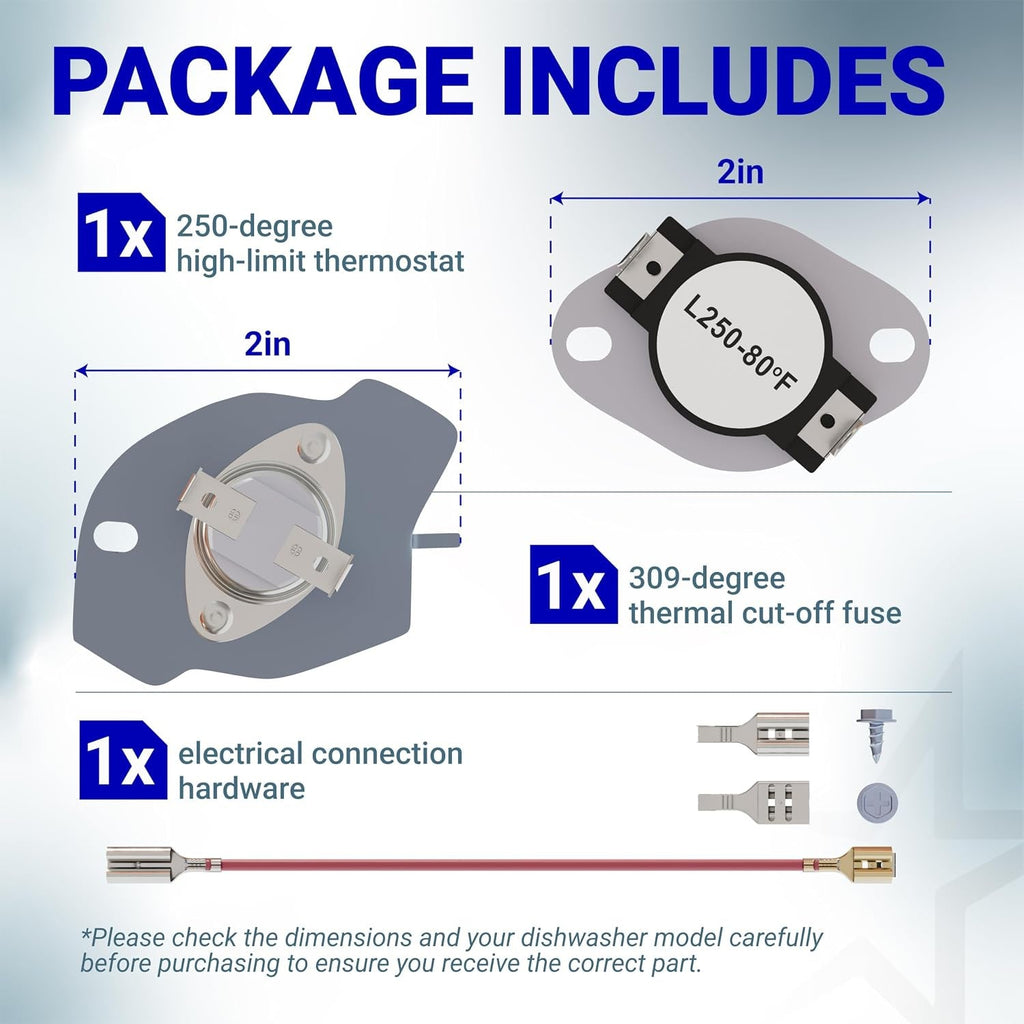 279816 Dryer Thermal Cut-off Kit for Whirlpool Kenmore Maytag Amana Dryers