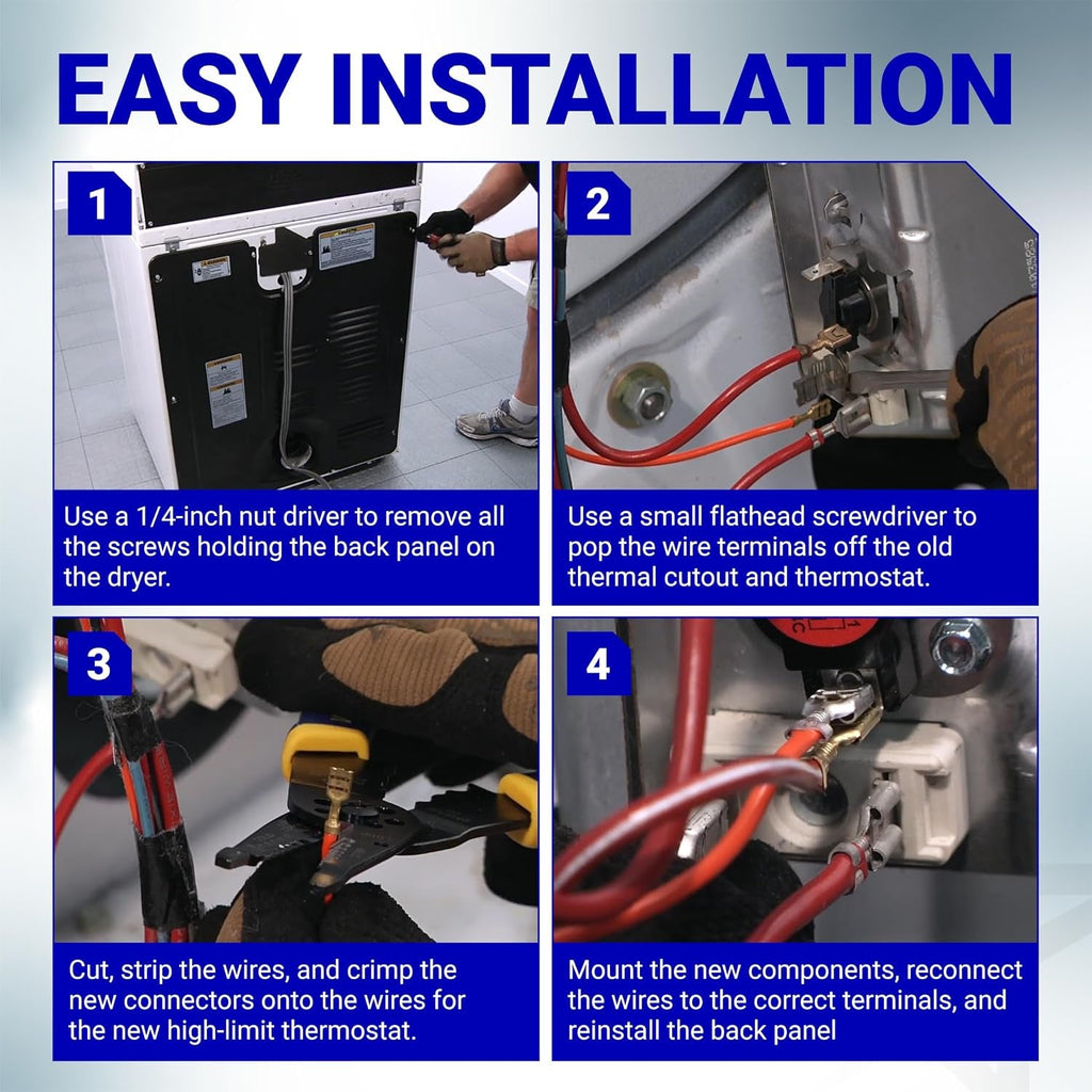 279816 Dryer Thermal Cut-off Kit for Whirlpool Kenmore Maytag Amana Dryers