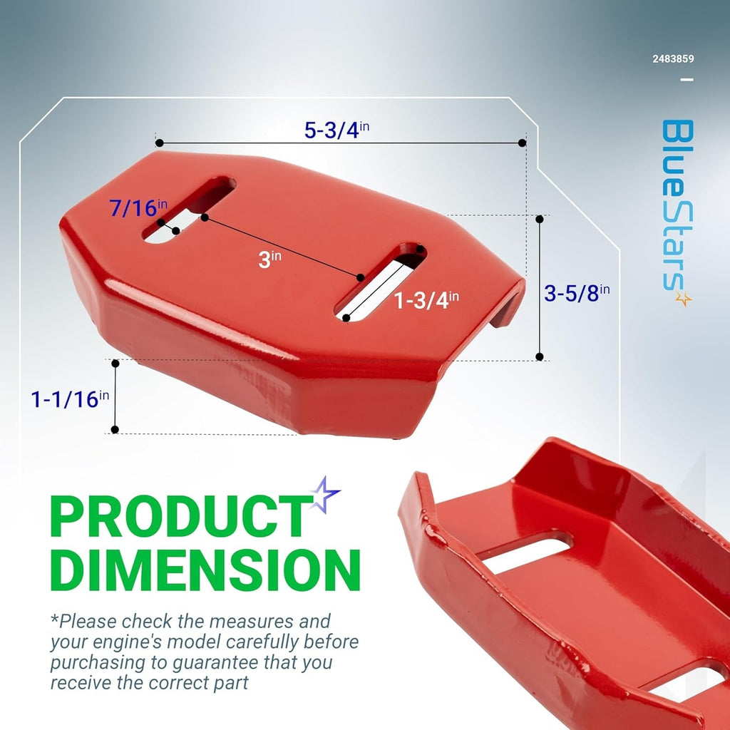 02483859 24599 Double Roller Skid Shoe for Ariens ST524 ST824 ST1024 ST1332 - 2 Pack