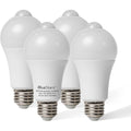 12W E26 Motion Sensor LED Bulbs, 100W Equivalent, 5000K Daylight - 4 Pack