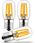 E17 T7 LED Bulbs 2W 120V 2700K 220LM 25W Equivalent for Appliances - 3 Pack