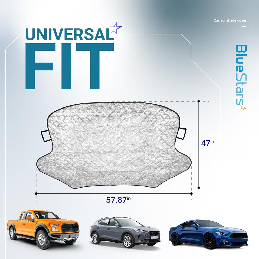 57" x 47" Windshield Cover for Ice and Snow
