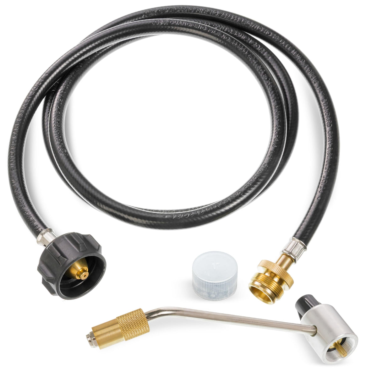 5430 Camping Stove Regulator with 6ft Propane Hose for Coleman Stoves & Grills, 5-20lb Tanks