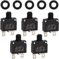 20Amp Thermal Circuit Breaker 125/250V AC 32V DC - 5 Pack