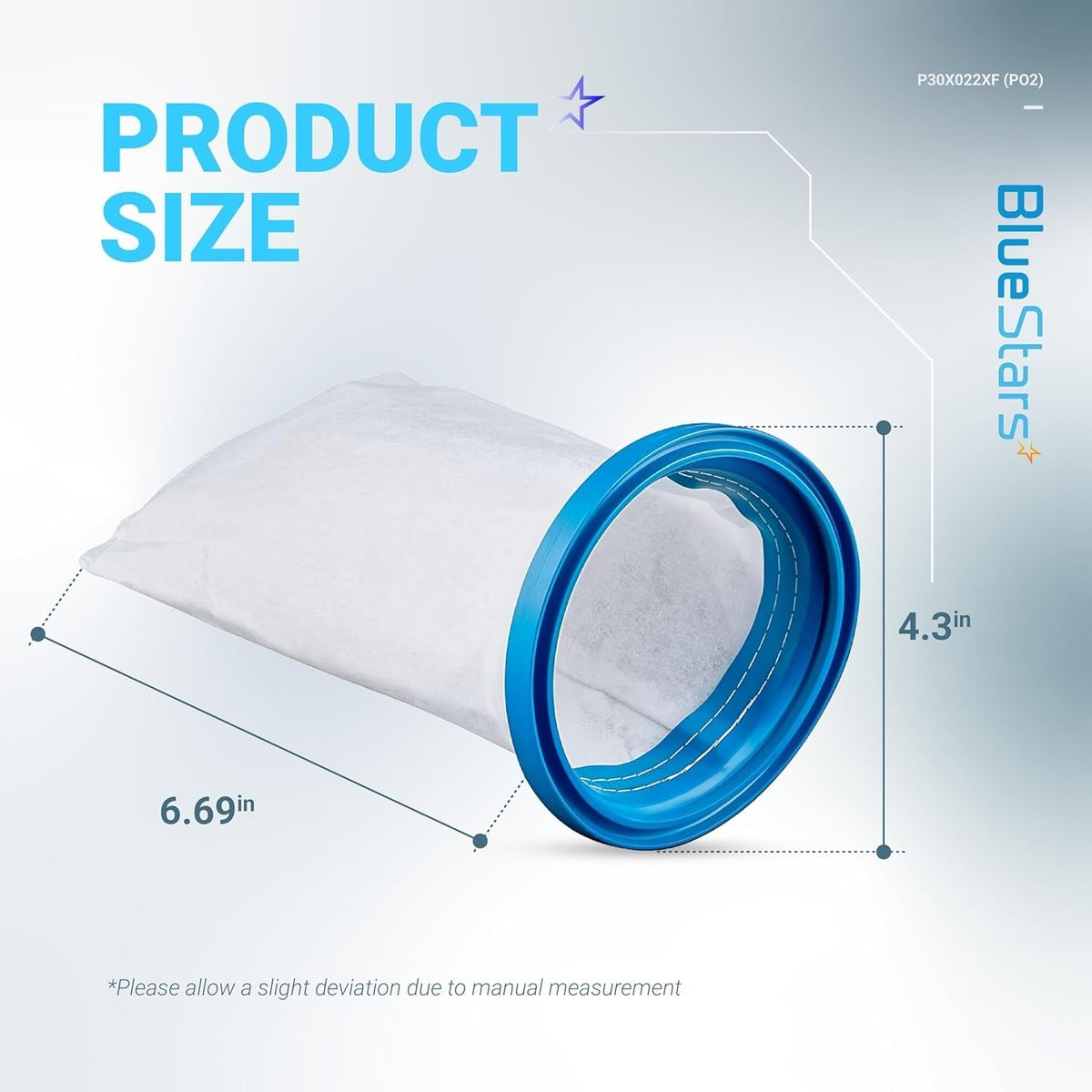 P30X022XF PBW022XF X-treme Filter Bag for Pool Blaster Max Catfish Ultra iVac 250 - 2 Pack