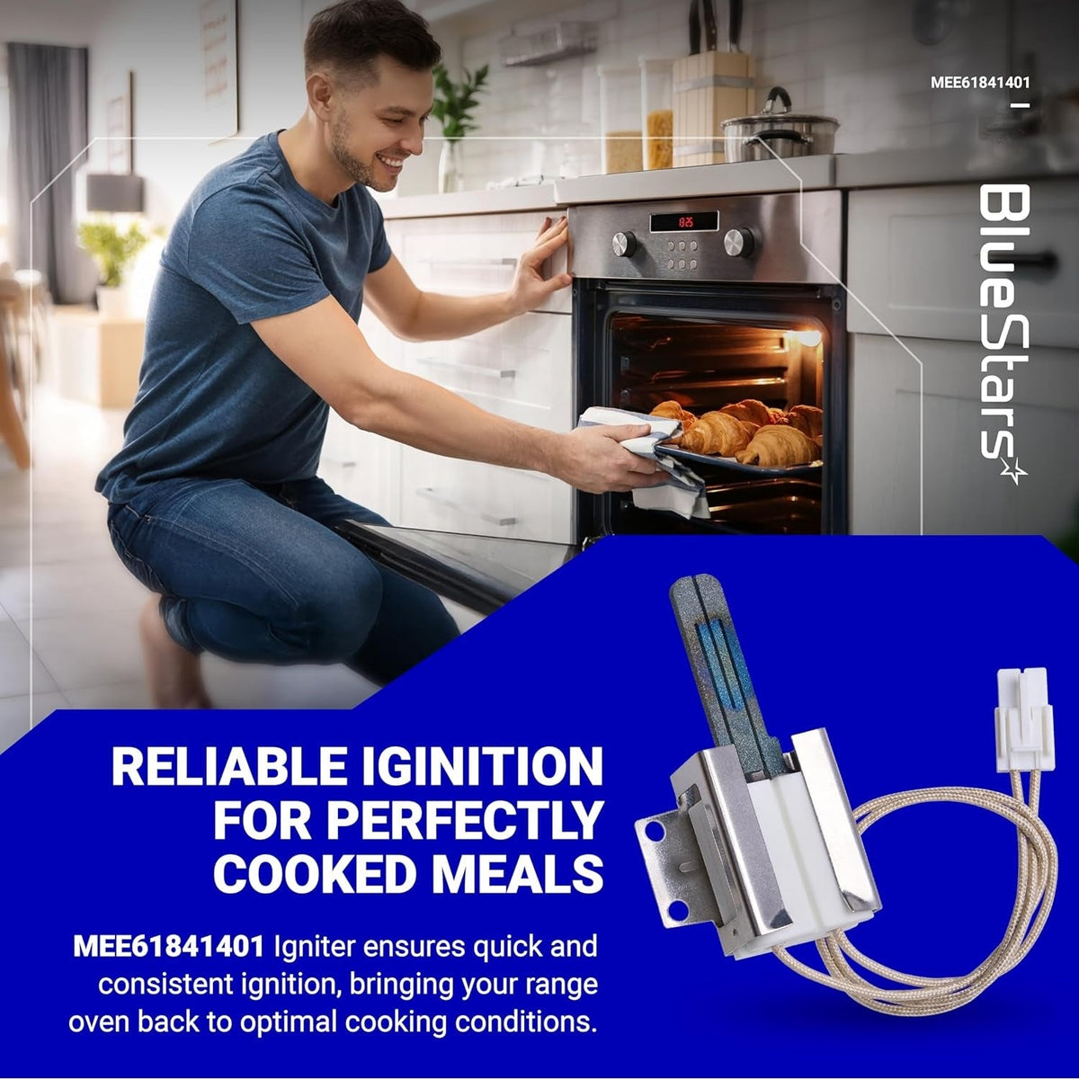 MEE61841401 Range Oven Igniter for LG Gas Range models LRG LSS LDG LSG LTG