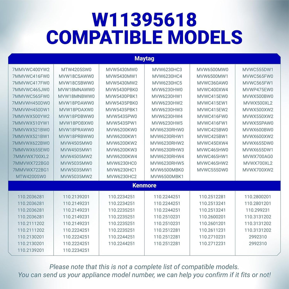 [NEW] BlueStars W11395618 W11162560 W10625046 Washing Machine Run Capacitor