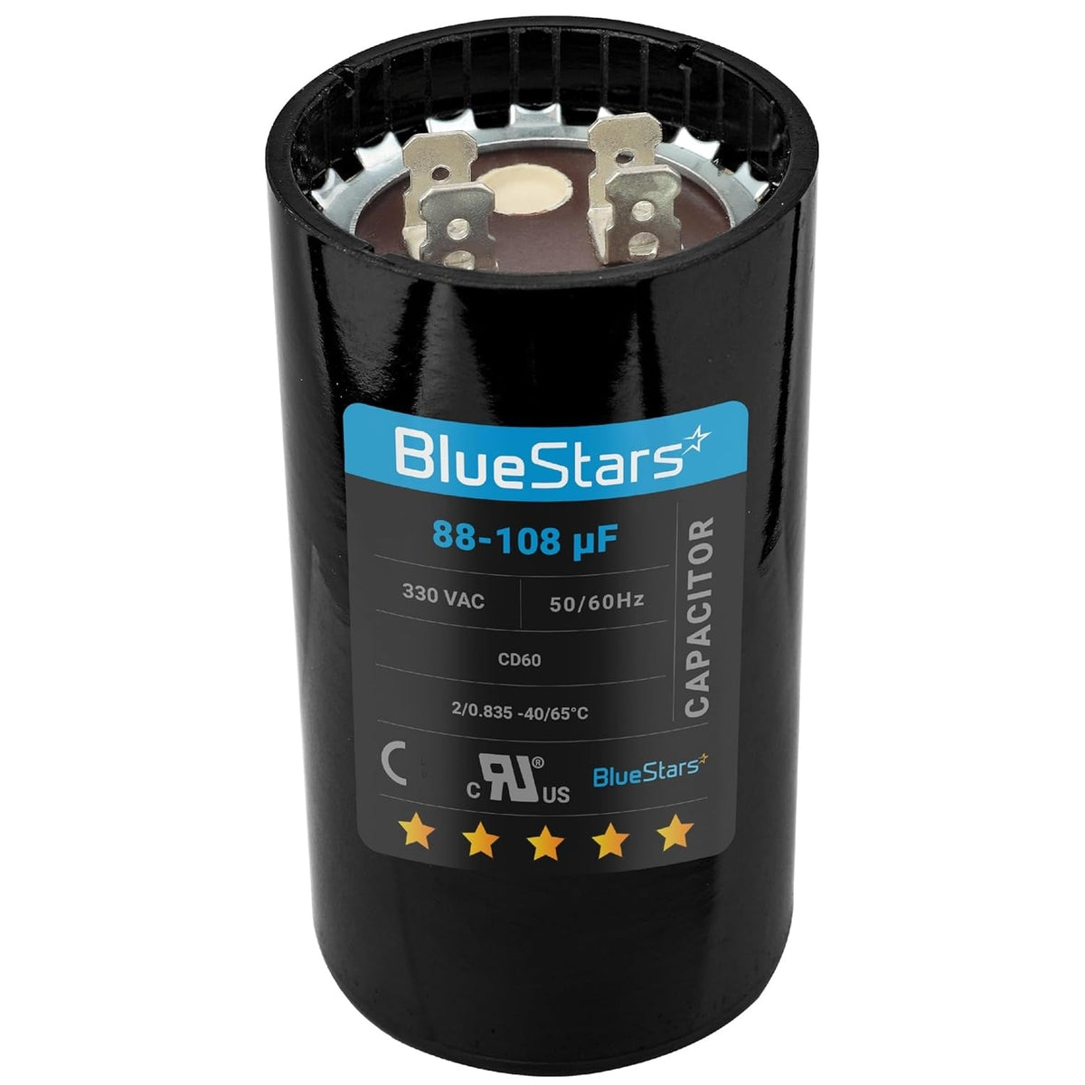 88-108 uF 330VAC CD60 Round Motor Start Capacitor for Pool & Well Pumps