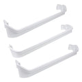240534701 Middle & 2x 240534901 Top/Bottom Refrigerator Door Shelf Rails for Frigidaire Kenmore