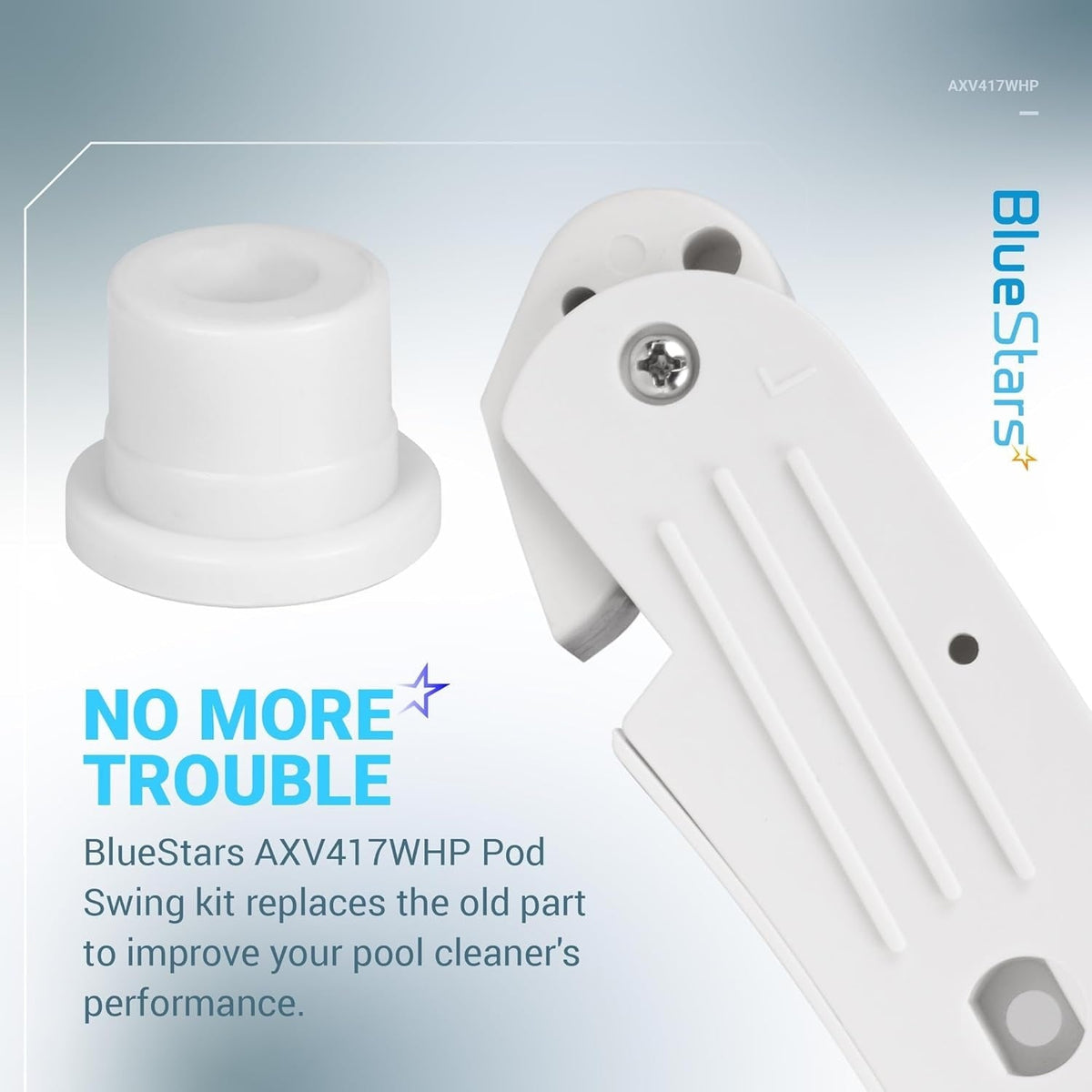 AXV417WHP Pool Cleaner Pod Swing Kit for Hayward Navigator Pool Vac Ultra - 2 Pack