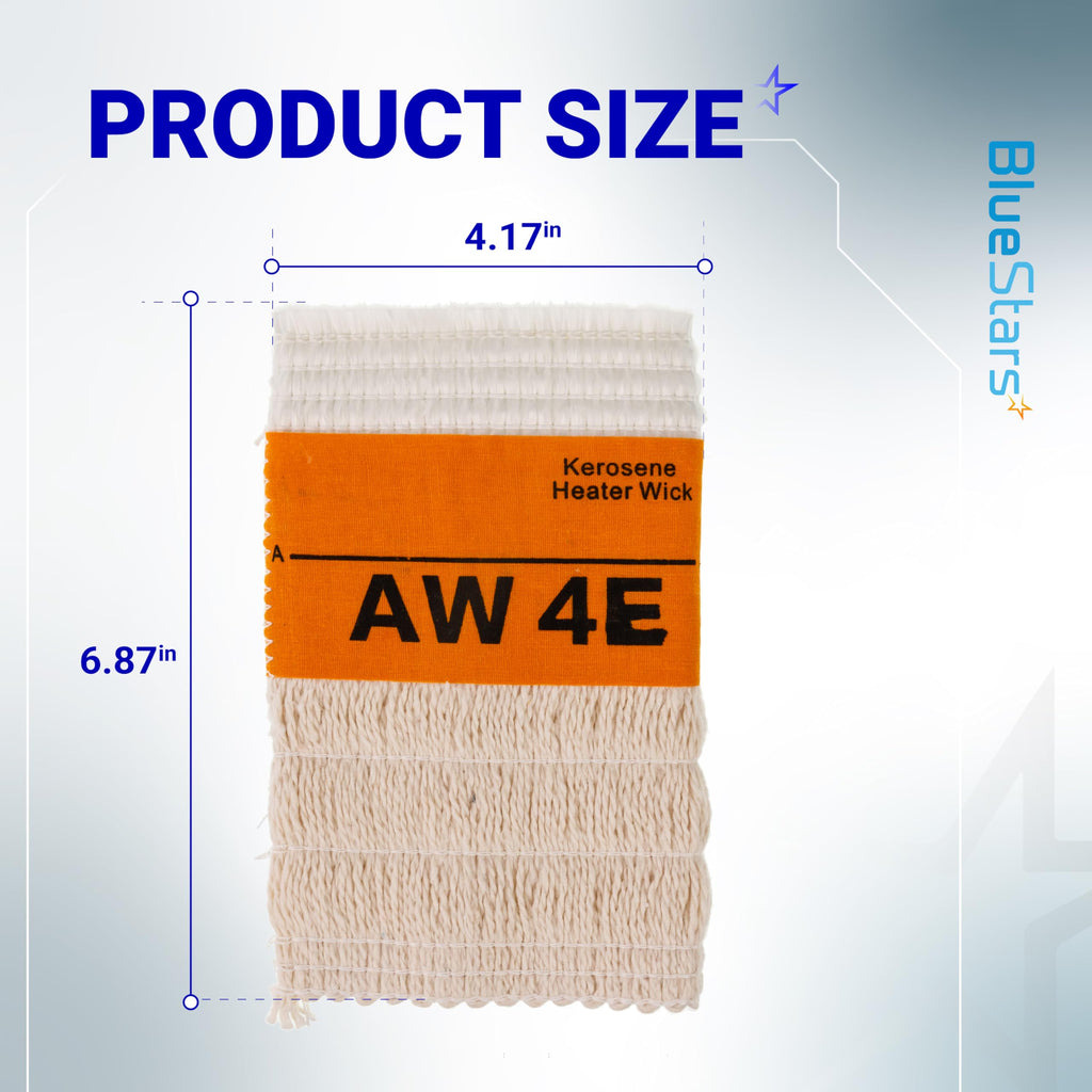 AW4E Heater Wick for Sengoku HMN-110 KeroHeat CTN-110 Heatmate MGN-110 - 2 Pack